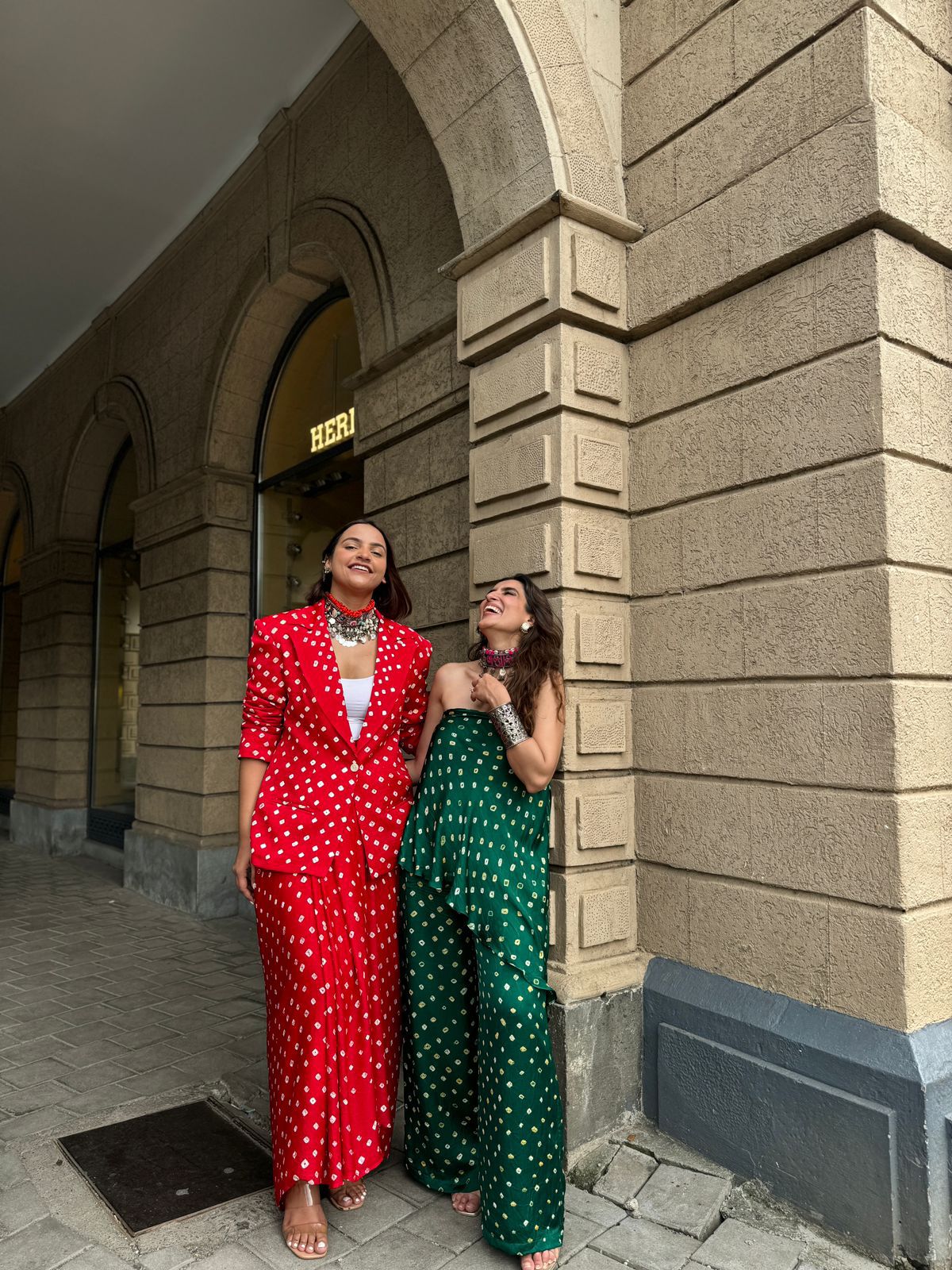 Bandhani tube top & pants X Urmi