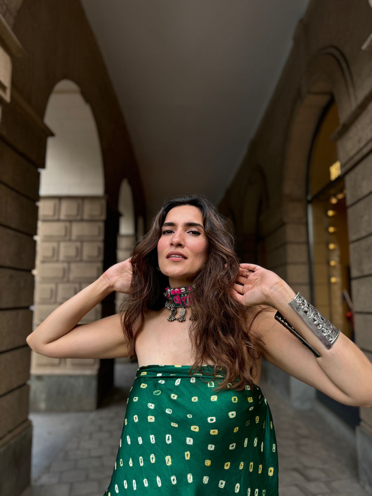 Bandhani tube top & pants X Urmi